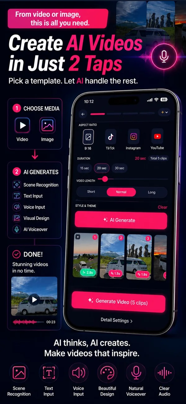 Reel Make screen