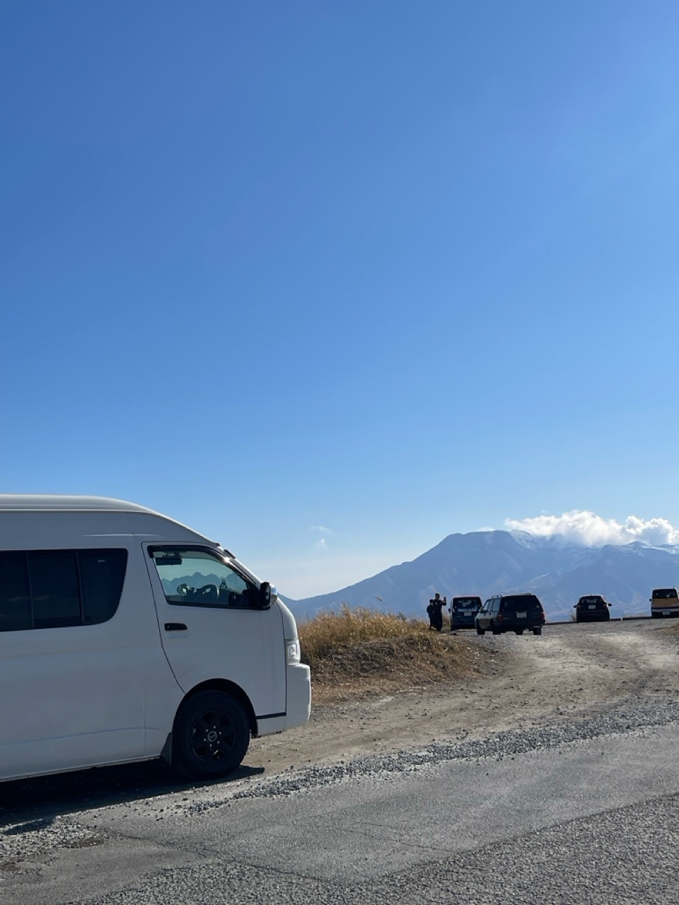 山間部でのキャンピングカー