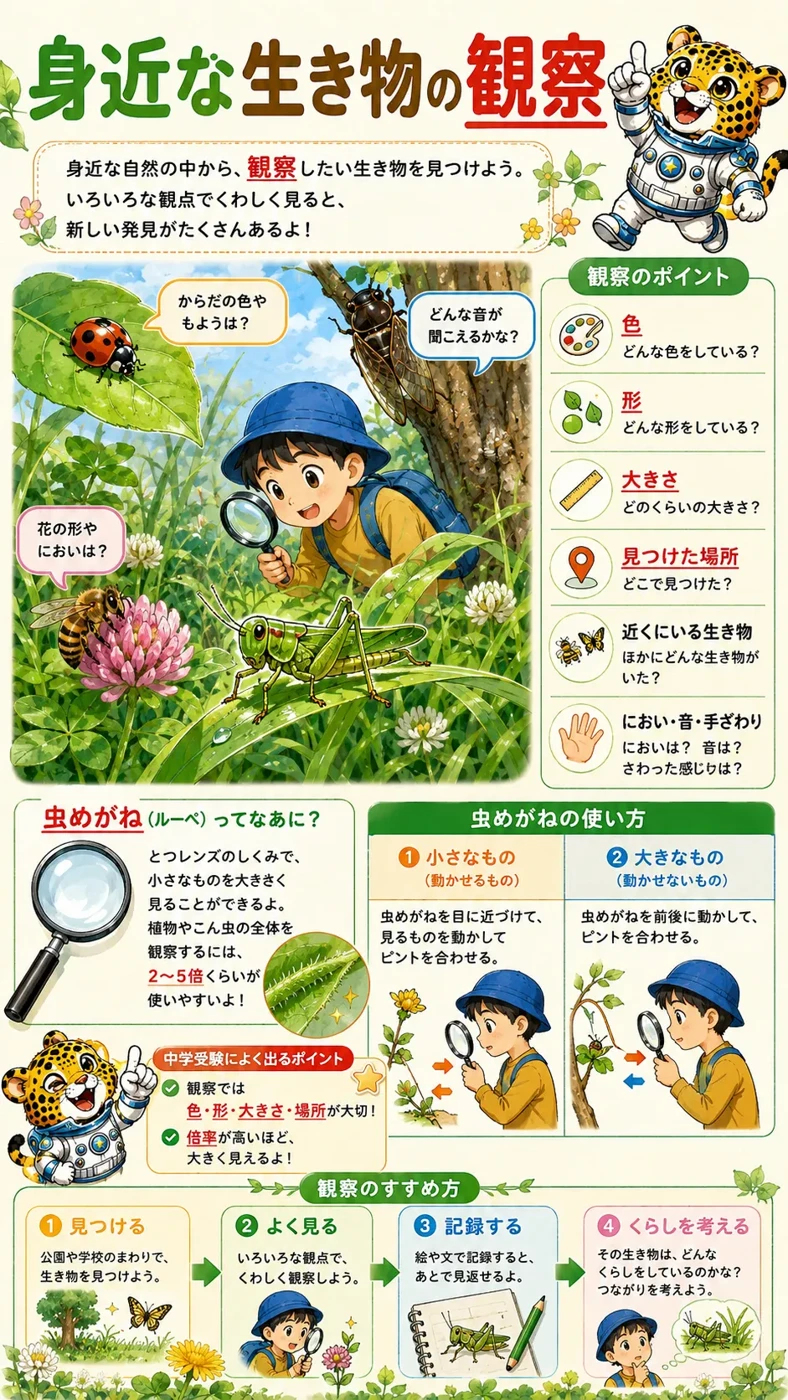 理科の図鑑:生物の観察